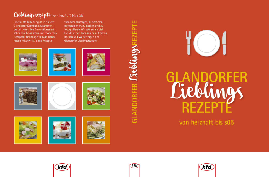 Kochbuchumschlag der Glandorfer Lieblingsrezepte